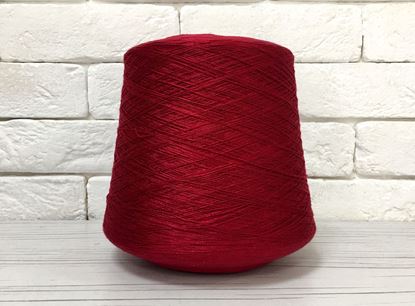  Зображення Трикотажна пряжа 41340 БОРДО (50% віскоза 50% акрил). 1700 м/100 г 