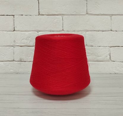  Зображення Трикотажна пряжа. 40713 ЧЕРВОНИЙ (30% вовна 70% акрил). 1600 м/100 г 