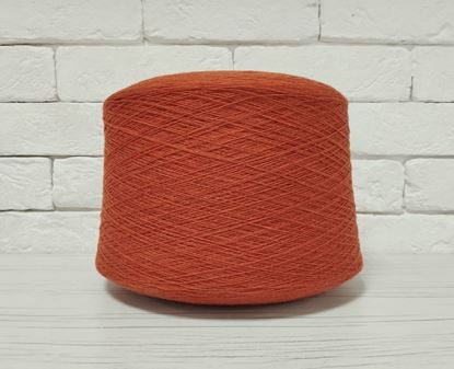  Зображення 953 ОРАНЖ. Вовна ягнят 50%. Пряжа в бобінах. 